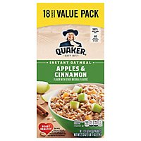 Quaker Apple & Cinnamon Instant Oatmeal - 27.3 OZ - Image 3