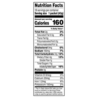 Quaker Apple & Cinnamon Instant Oatmeal - 27.3 OZ - Image 4
