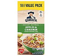 Quaker Apple & Cinnamon Instant Oatmeal - 27.3 OZ