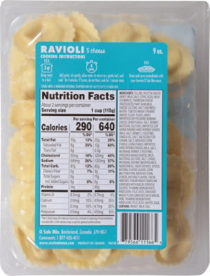 O Sole Mio Ravioli 4 Cheese - 9 OZ - Image 5