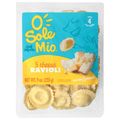 O Sole Mio Ravioli 4 Cheese - 9 OZ - Image 1