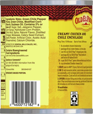 Old El Paso Mild Green Chile Enchilada Sauce - 28 OZ - Image 6