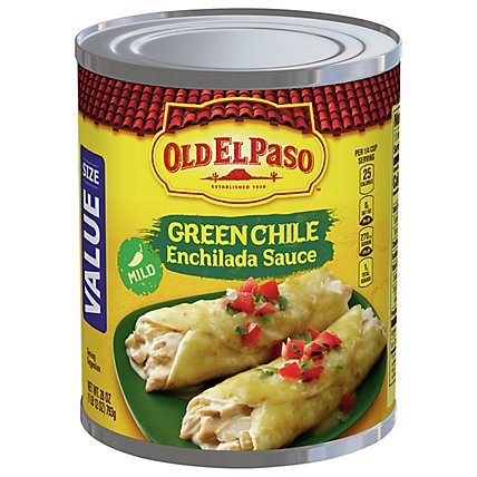 Old El Paso Mild Green Chile Enchilada Sauce - 28 OZ - Image 1
