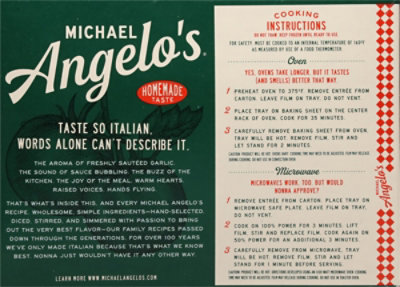 Michael Angelo's Shrimp Scampi Frozen - 10 Oz - Image 6