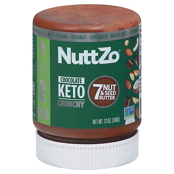 Nuttzo Nut & Seed Butter Choc Keto Ntrl - 12 OZ