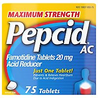 Pepcid Ac Max Strength Tabs 20mg - 75 CT - Image 3