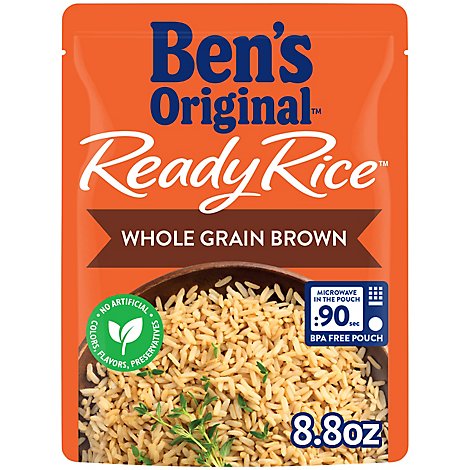 Bens Original Whole Grain Brown Ready Rice Side Dish - 8.8 OZ