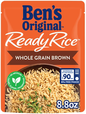 Bens Original Whole Grain Brown Ready Rice Side Dish - 8.8 OZ
