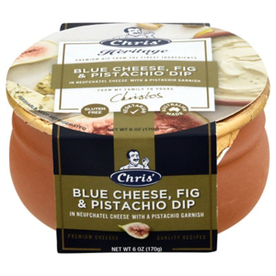 Chris Food Blue Cheese Fig And Pisachio Dip - 6 OZ - Image 1