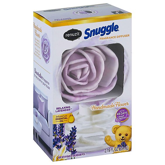Renuzit Snuggle Flower Fragrance Diffuser Relaxing Lavender - 2.19 FZ