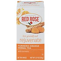 Red Rose Tea Bag Turmeric Orange - 18 CT - Image 2