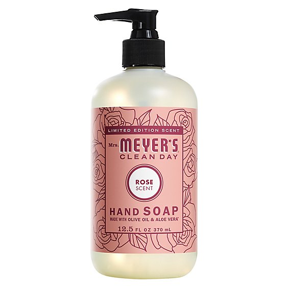 Mrs. Meyer’s Clean Day Rose Hand Soap - 12.5 OZ