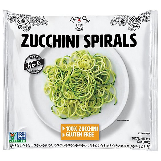 Tattooed Chef Ent Pasta Zucchini Spirals - 12 OZ