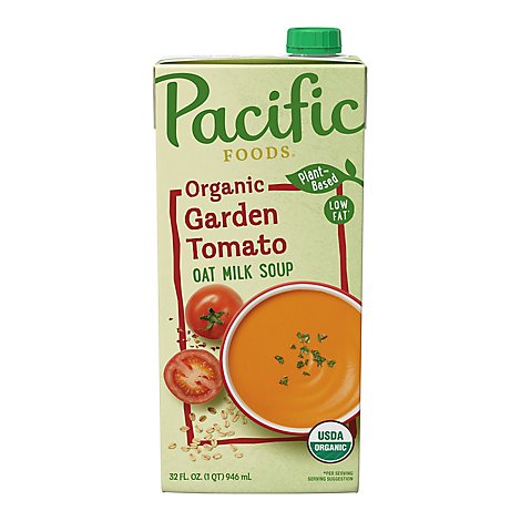 Pacific Fds Oat Milk Soup Grdn Tom Orgnc - 32 OZ