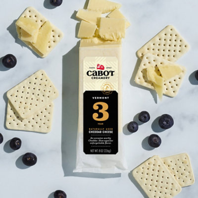 Cabot Cheese 3yr White Cheddar Bar - 8 OZ - Image 2