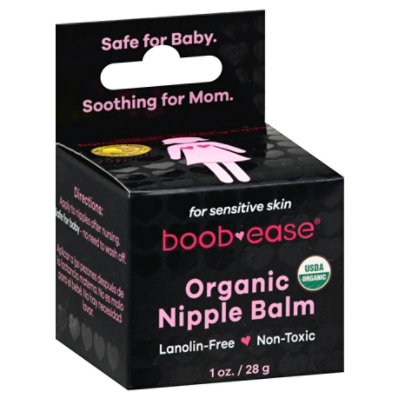 Boob Ease Nipple Balm, Organic, For Sensitive Skin - 1 oz