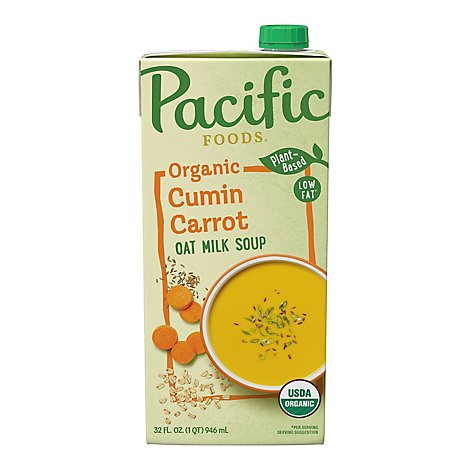 Pacific Fds Oat Milk Soup Cmn Crrt Orgnc - 32 OZ