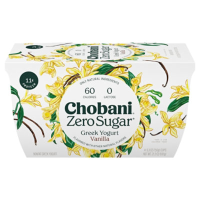 Chobani Zero Sugar Vanilla - 4-5.3 Oz