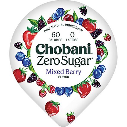Chobani With Zero Sugar Mixed Berry - 5.3 OZ - Image 3