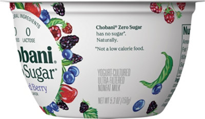 Chobani Zero Sugar Mixed Berry - 5.3 Oz - Image 2