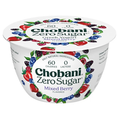Chobani With Zero Sugar Mixed Berry - 5.3 OZ