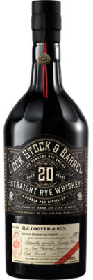 Lock Stock & Barrel Wsky Rye 20yr - 750 ML