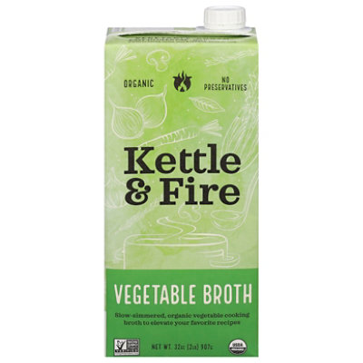Kettle And Fire Broth Vegetable Cooking - 32 OZ - Image 1