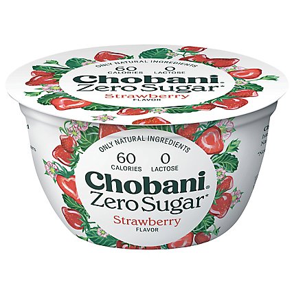 Chobani Zero Sugar Strawberry - 5.3 Oz - Image 3