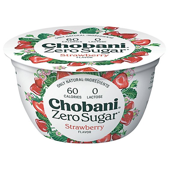 Chobani Zero Sugar Strawberry - 5.3 Oz