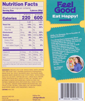 Feel Good Foods Mac N Cheese 3 Chs Bites - 8 OZ - Image 5