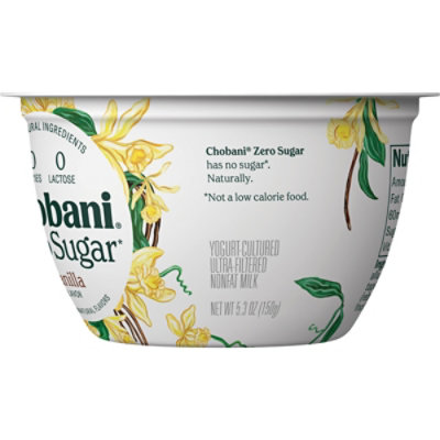 Chobani Zero Sugar Vanilla - 5.3 Oz - Image 2