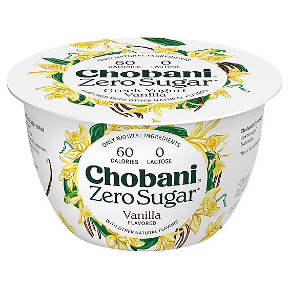 Chobani Zero Sugar Vanilla - 5.3 Oz