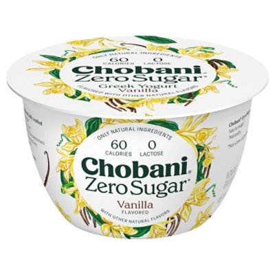 Chobani With Zero Sugar Vanilla - 5.3 OZ