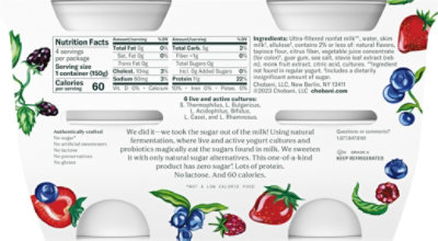 Chobani Zero Sugar Mixed Berry - 4-5.3 Oz - Image 7