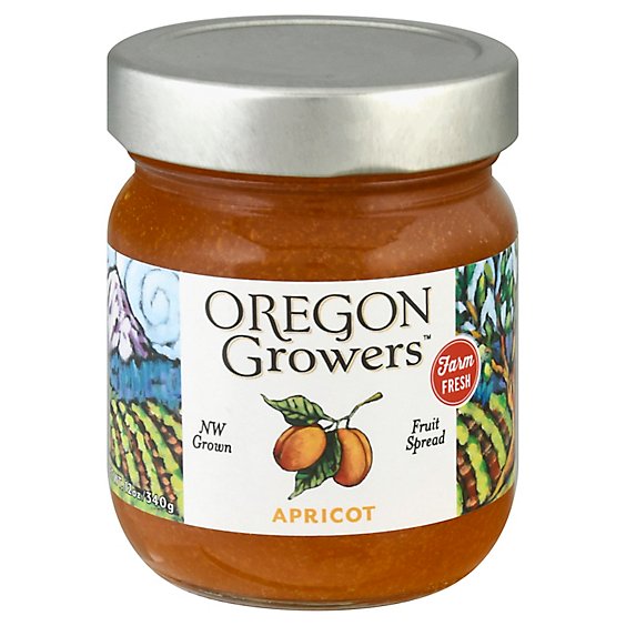 Oregon Growers Apricot Fruit Spread - 12 OZ