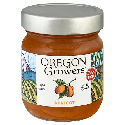 Oregon Growers Apricot Fruit Spread - 12 OZ - Image 1