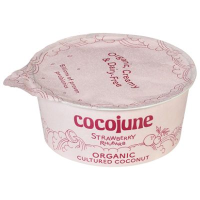 Cocojune Org Strwbry Rhbrb Yogurt - 4 OZ