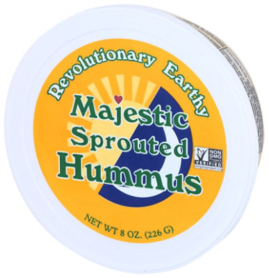 Majestic Garlic Raw Sprouted Hummus Original - 8 OZ - Image 4