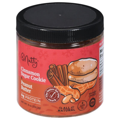 B Nutty Pnt Btr Cinnamon Sugar Cookie - 9 OZ - Image 2