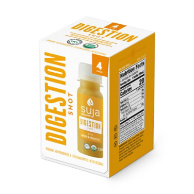 Suja Organic Digestion Shot With Ginger And Probiotics Multipack - 4-2 Fl. Oz.