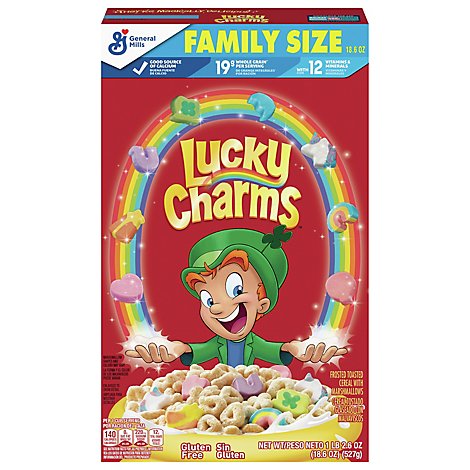 Lucky Charms Cereal - 18.6 OZ
