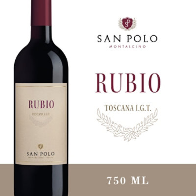 Poggio San Polo Rubio Toscana IGT Red Blend Wine - 750 Ml - Image 1