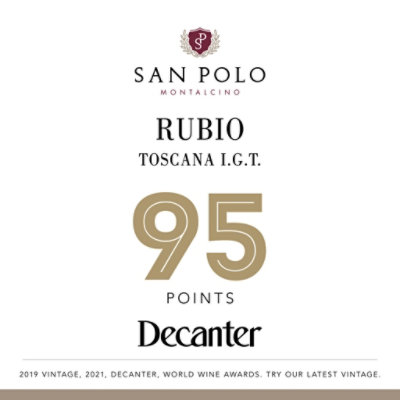 Poggio San Polo Rubio Toscana IGT Red Blend Wine - 750 Ml - Image 3