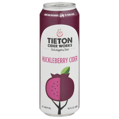 Tieton Huckleberry Cider In Cans - 19.2 FZ - Image 3