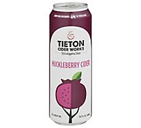 Tieton Huckleberry Cider In Cans - 19.2 FZ