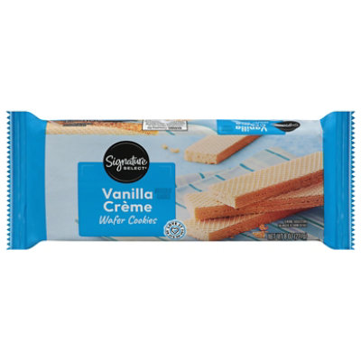 Signature SELECT Vanilla Creme Wafers - 8 Oz