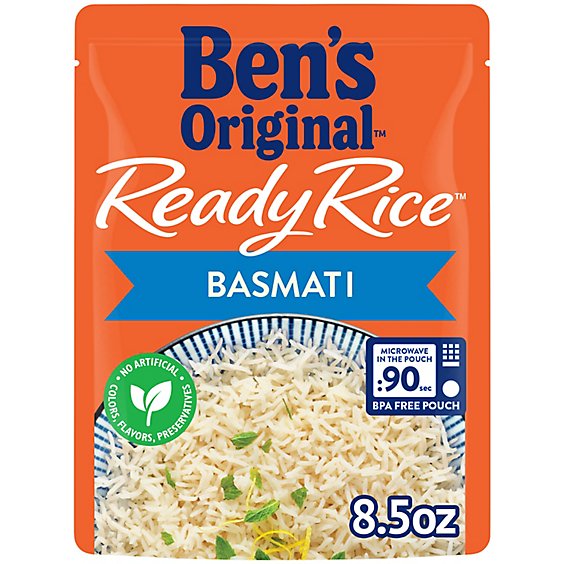 Ben's Original Ready Rice Easy Side Dish Basmati Rice Pouch - 8.5 Oz