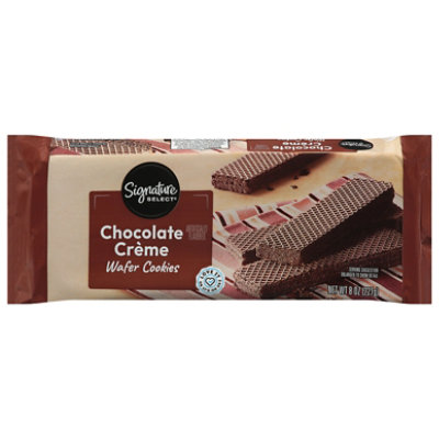 Signature SELECT Chocolate Creme Wafers - 8 Oz