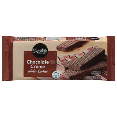 Signature SELECT Chocolate Creme Wafers - 8 Oz - Image 4