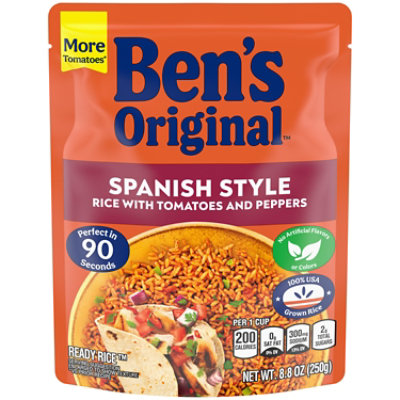 Ben's Original Ready Spanish Style Rice with Tomatoes And Peppers Pouch - 8.8 Oz - Image 4